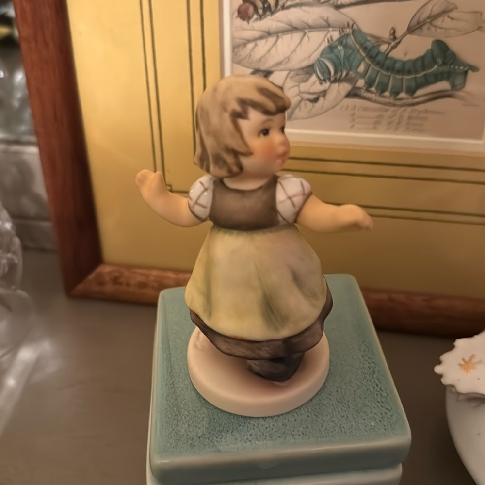 Goebel German porcelain girl figurine.
